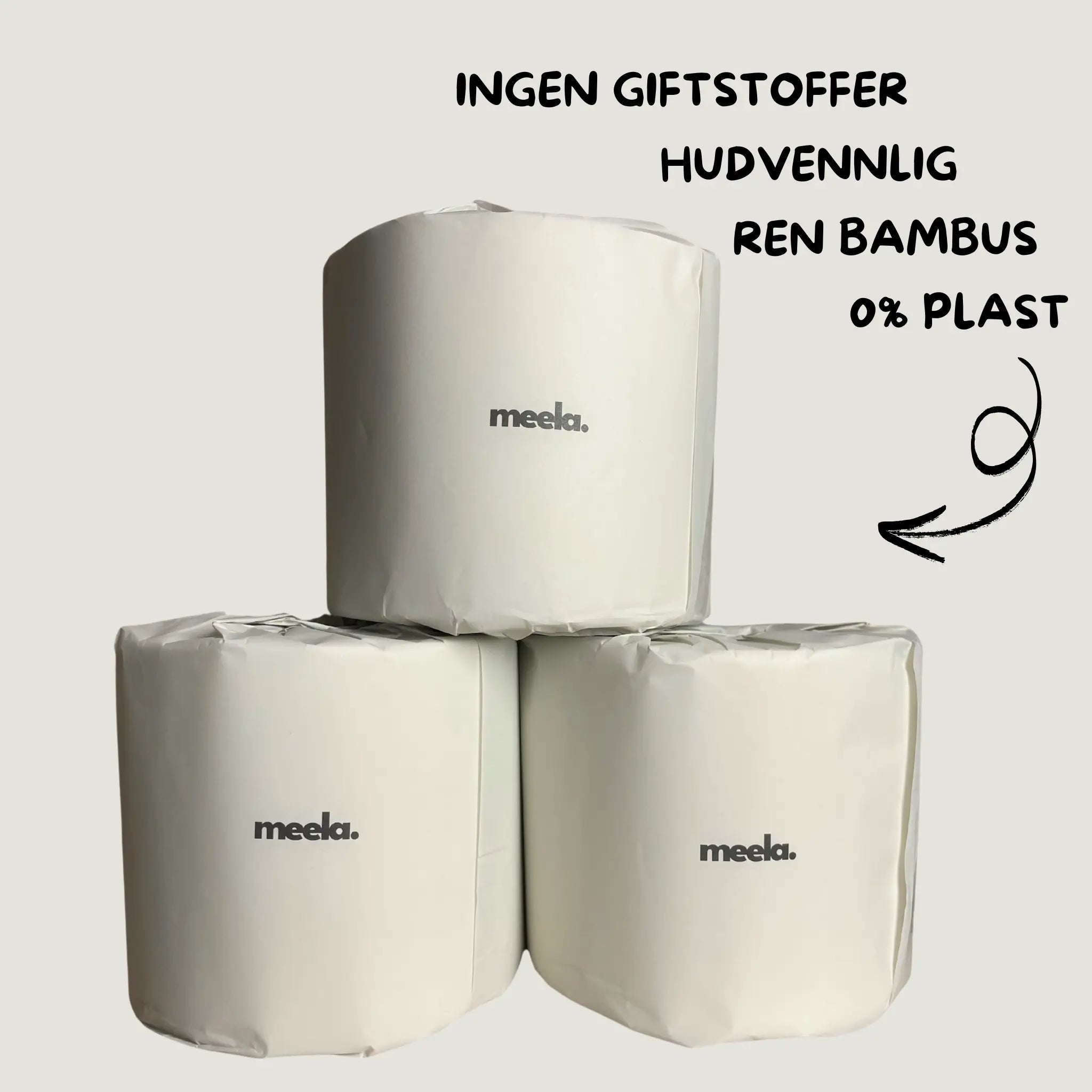 Bambus Toalettpapir 24 Ruller meela.